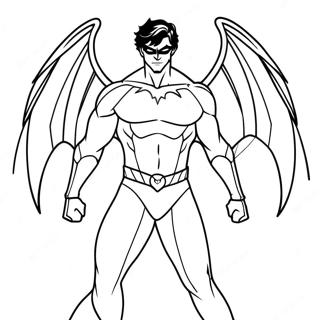 Nightwing Wings Of Fire Halaman Mewarna