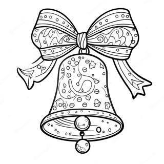 Halaman Mewarna Loceng Krismas Berkilau 135368-67234