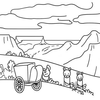 Peta Laluan Oregon Halaman Mewarna 135881-67640