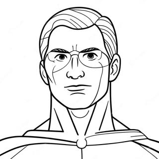 Halaman Mewarna Ayah Superhero 136030-67748