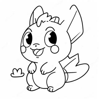 Chibi Pokemon Halaman Mewarna