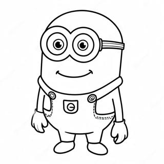 Halaman Mewarna Minion Yang Mengembara 137082-68723