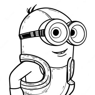 Halaman Mewarna Minion Yang Mengembara 137082-68724