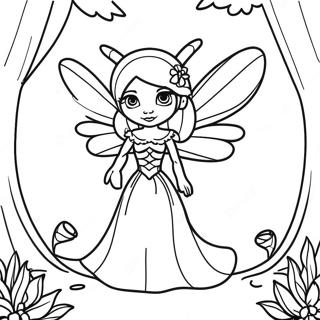 Halaman Mewarna Peri Gelap Misteri Di Hutan Terpesona 137106 68735