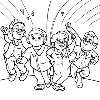 Halaman Mewarna Momen Heroik Dalam Pengembaraan Odyssey 137290-68886