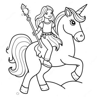 Gadis Fantasi Halaman Mewarna