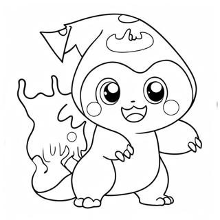 Halaman Mewarna Pokemon Halloween Comel 137541-69070