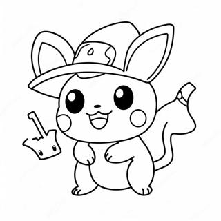 Halaman Mewarna Pokemon Halloween Comel 137541-69071