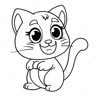 Halaman Mewarna Angela Berbicara Yang Ceria 137825 69298