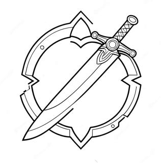 Sword Art Online Halaman Mewarna