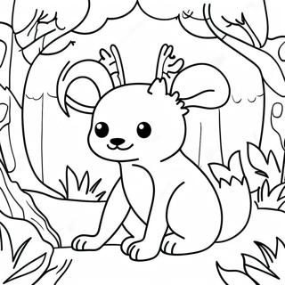 Halaman Mewarna Makhluk Hutan Mistik 138107-69519