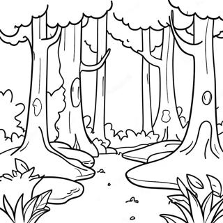 Hutan Untuk Dewasa Halaman Mewarna