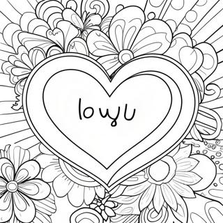 Saya Cinta Kamu Kakak Halaman Mewarna