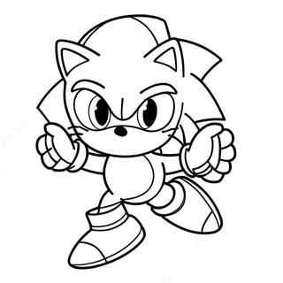 Halaman Mewarna Sonic The Hedgehog 138413-69750