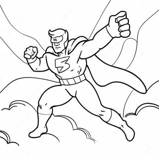 Wira Super Tanpa Takut Menyelamatkan Hari Halaman Mewarna 138926-70165