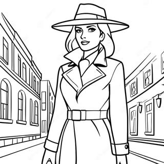 Halaman Mewarna Carmen Sandiego Di Bandar Misteri 139052 70255