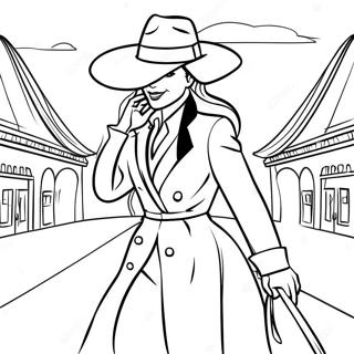 Halaman Mewarna Carmen Sandiego Mengembara Di Dunia 139055 70265