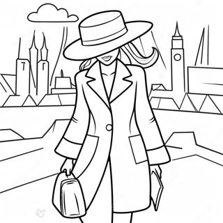 Halaman Mewarna Carmen Sandiego Mengembara Di Dunia 139055 70266