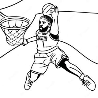 Kyrie Irving Halaman Mewarna