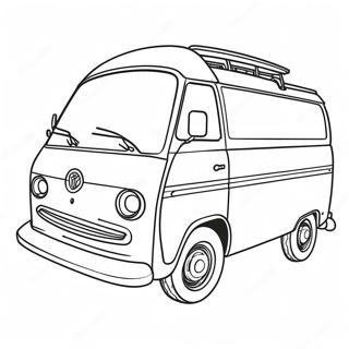 Halaman Mewarna Van Sukan Yang Keren 139567-70667