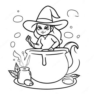 Halaman Mewarna Penyihir Misteri Membuat Ramuan 15088-3304