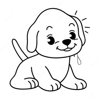 Halaman Mewarna Zero Anjing Hantu 15528-3398