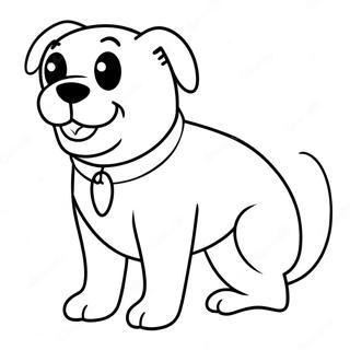 Halaman Mewarna Zero Anjing Hantu 15528-3400