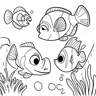 Halaman Mewarna Pengembaraan Nemo Dan Dory 19358-4236