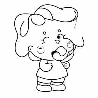 Halaman Mewarna Maggie Simpson Dengan Puting 19450-4260