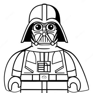 Lego Star Wars Darth Vader Gambar Mewarna 20458-4466
