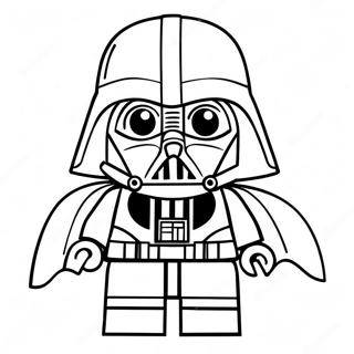 Lego Star Wars Darth Vader Gambar Mewarna 20458-4467