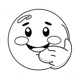 Emoji Mengedip Gambar Mewarna 21293 4647