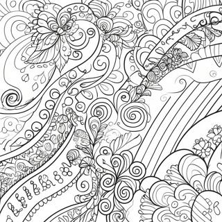 Halaman Mewarna Corak Jalur Yang Berani 22749 4973