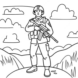 Tentera Tanpa Takut Dalam Rondaan Gambar Mewarna 23796 5198