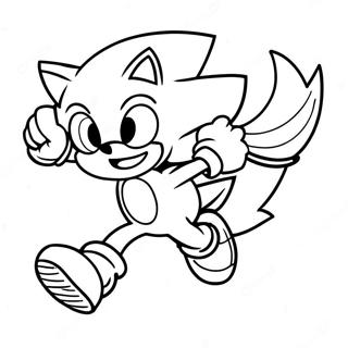 Sonic Exe Mengejar Tails Gambar Mewarna 23886-5205