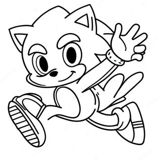 Sonic Exe Mengejar Tails Gambar Mewarna 23886-5207