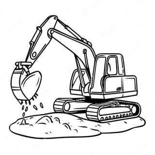 Penggali Menggali Lubang Halaman Mewarna 25255-5509