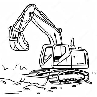 Penggali Menggali Lubang Halaman Mewarna 25255-5510