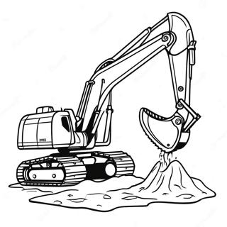 Penggali Menggali Lubang Halaman Mewarna 25255-5511