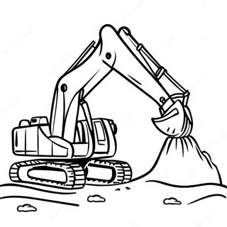 Penggali Menggali Lubang Halaman Mewarna 25255-5512