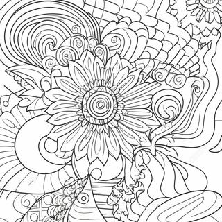 Halaman Mewarna Abstrak Bentuk Dan Warna Berani 26437 5771