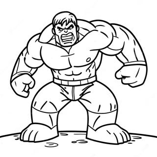 Lego Hulk Smash Gambar Mewarna 26721-5837