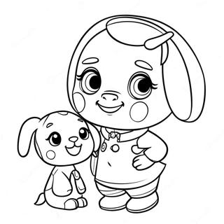 Halaman Mewarna Doc Mcstuffins Dengan Stuffy 27297 5945