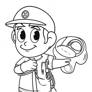 Halaman Mewarna Fix-It Felix Jr. Halaman Mewarna
