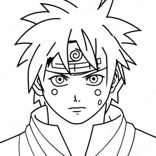 Sasuke Halaman Mewarna