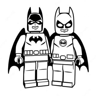 Halaman Mewarna Lego Batman Dan Robin 29295-6377