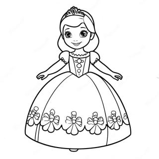 Sofia The First Halaman Mewarna