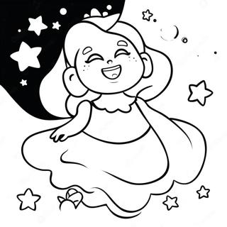 Rosalina Terapung Di Angkasa Halaman Mewarna 30910-6745