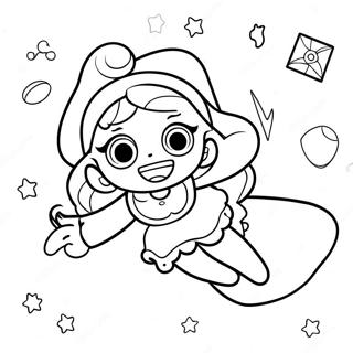 Rosalina Terapung Di Angkasa Halaman Mewarna 30910-6747