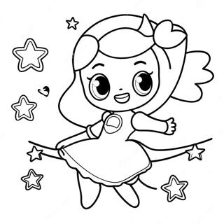 Rosalina Dengan Kapal Angkasa Halaman Mewarna 30911-6750